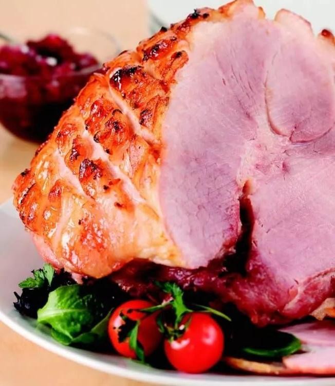 Honey Baked Ham with Ginger and Soy Glaze