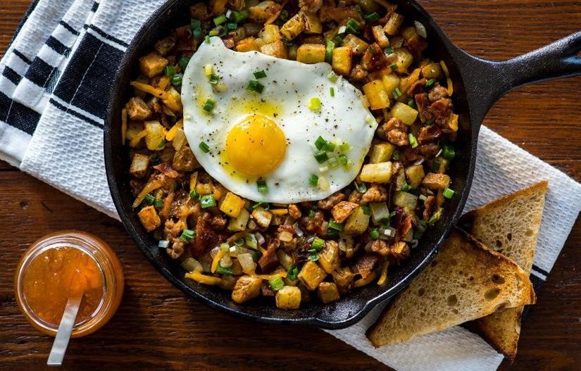 Idaho Potato and Bacon Hash