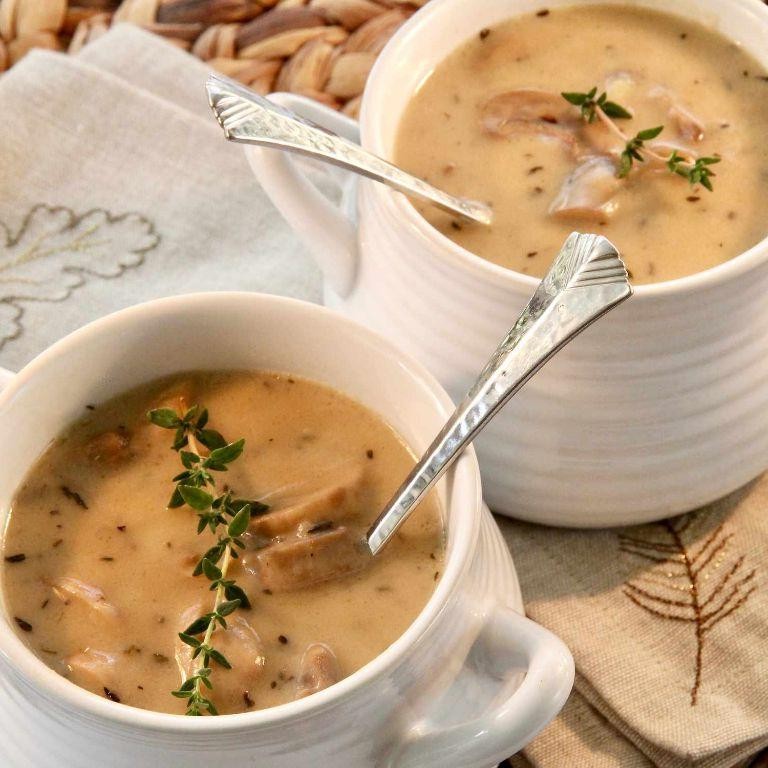 Instant Pot Creamy Mushroom Soup