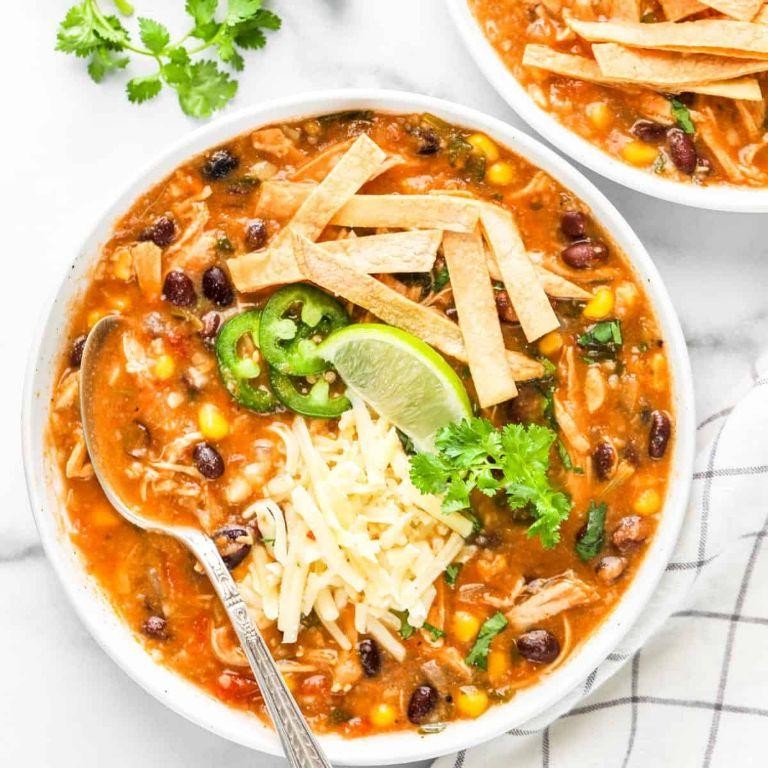 Instant Pot Tortilla Soup