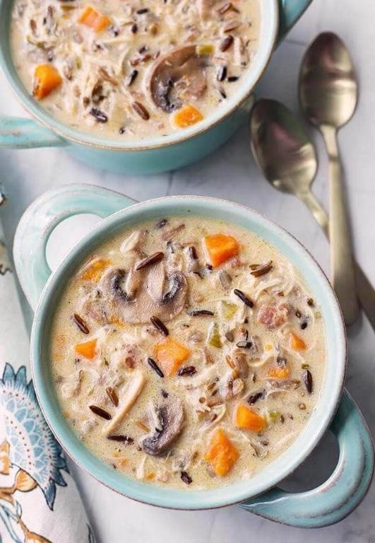 Instant Pot Wild Rice Soup