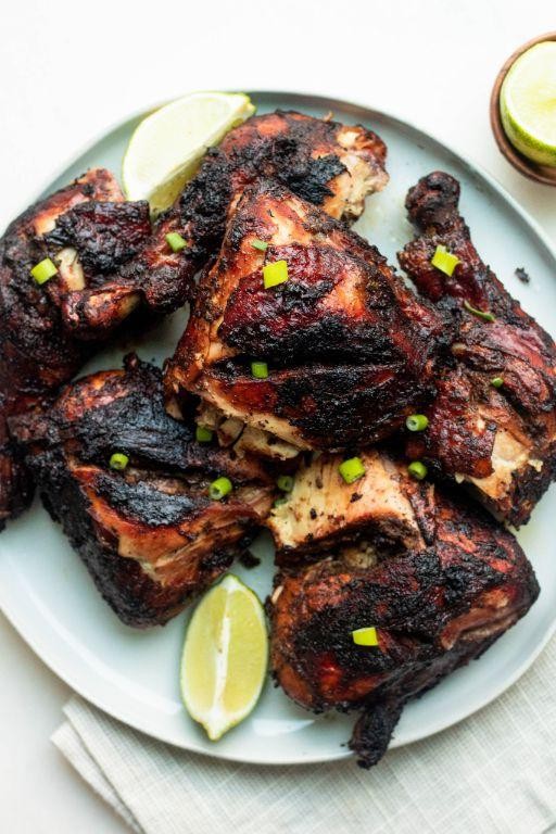 Jerk Spiced Barbeque Baked Chicken