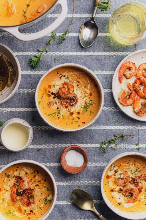 Keto Shrimp Bisque