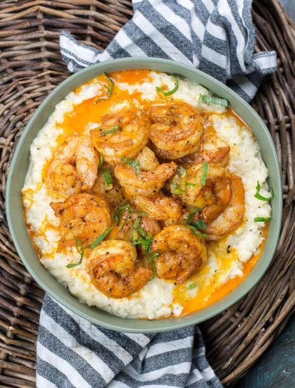 Keto Shrimp and Grits