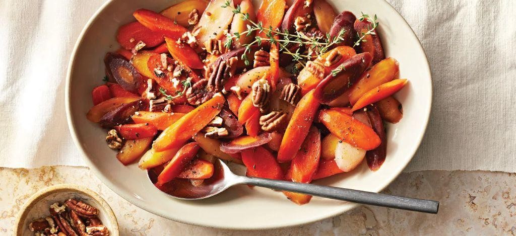 Maple Glazed Carrots with Thyme
