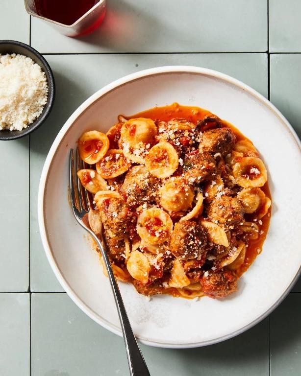 Mini Meatball Pasta