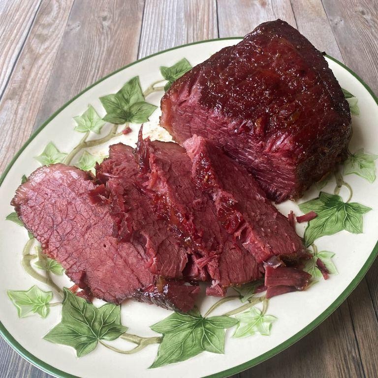 Mustard and Brown Sugar Glazed Roast Beef