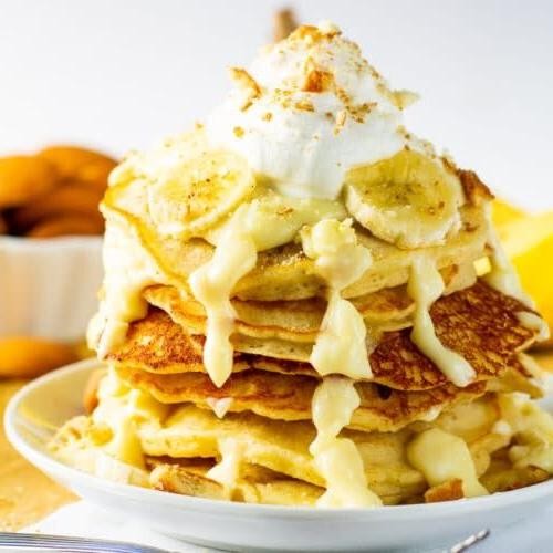 Nilla Banana Pudding Pancakes
