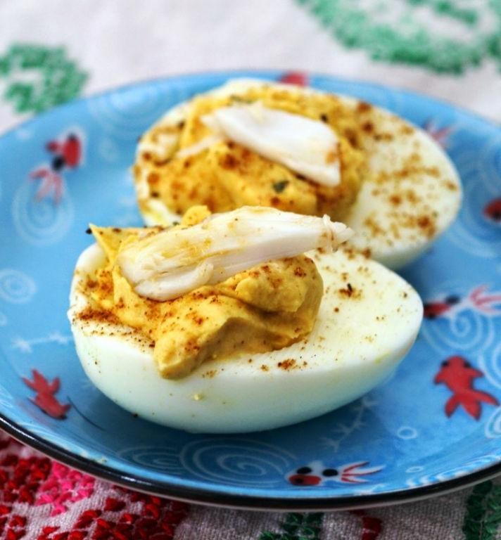 Old Bay Deviled Eggs