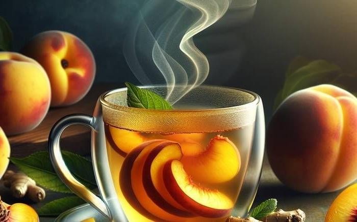 Peach and Chamomile Detox Juice
