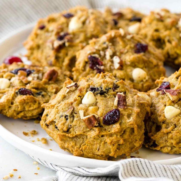 Persimmon and Cranberry Cookies