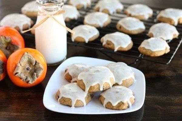 Persimmon and Lemon Zest Cookies