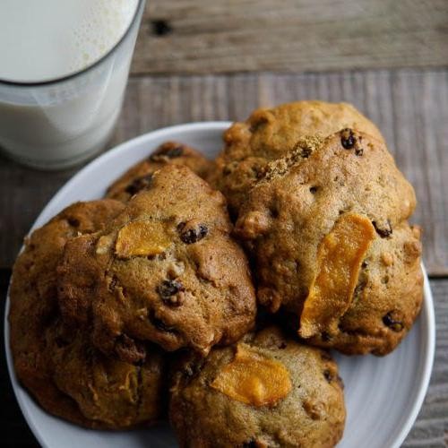 Persimmon and Pumpkin Spice Cookies