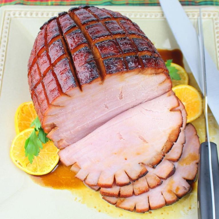 Pomegranate Honey Baked Ham