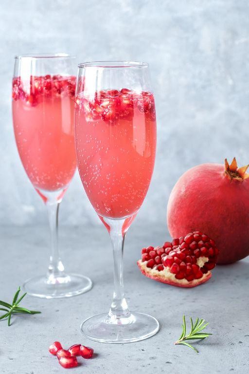 Pomegranate Juice Mimosa