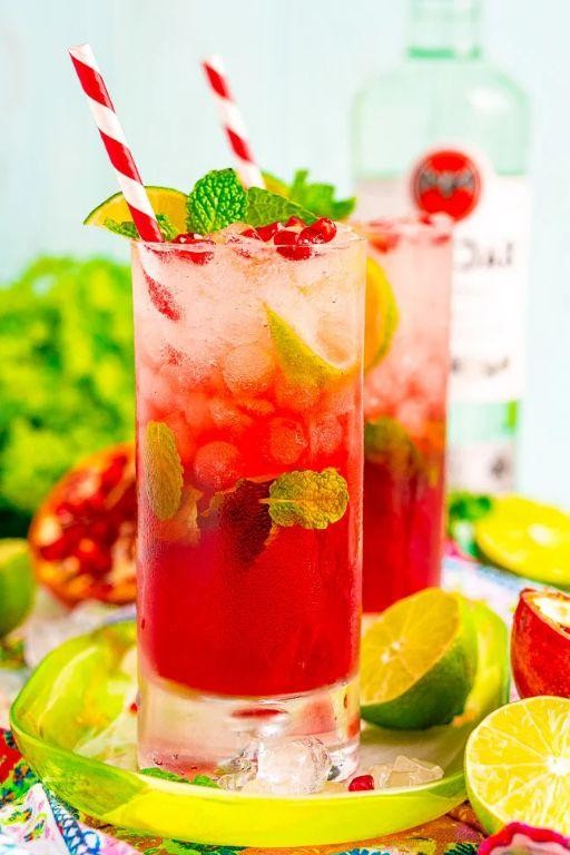 Pomegranate Juice Mojito