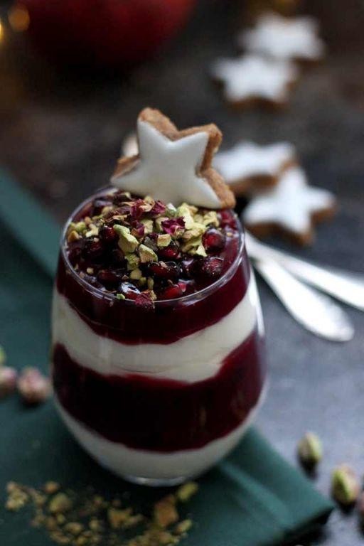 Pomegranate Juice Parfait