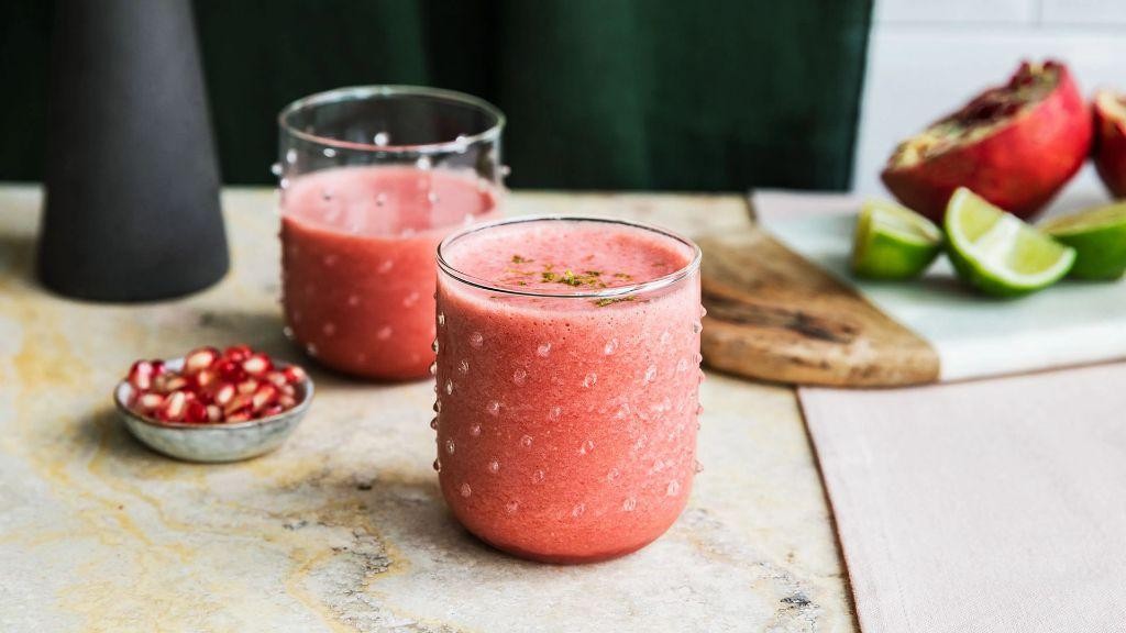 Pomegranate Juice Slushie