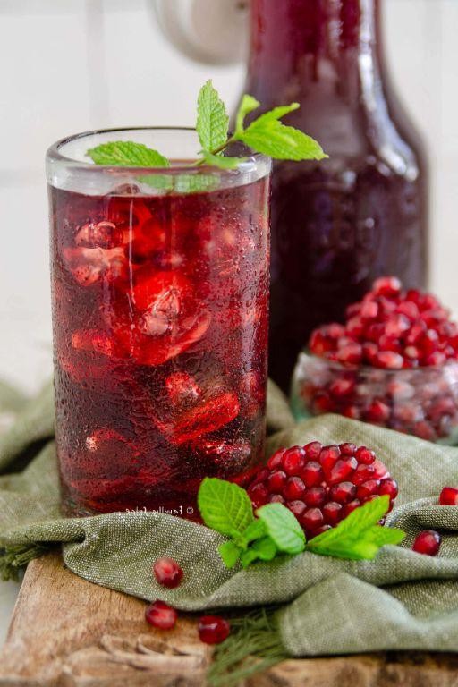 Pomegranate Juice Tea