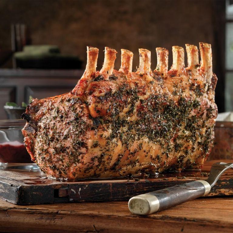 Pork Rib Roast with Red Wine Reduction