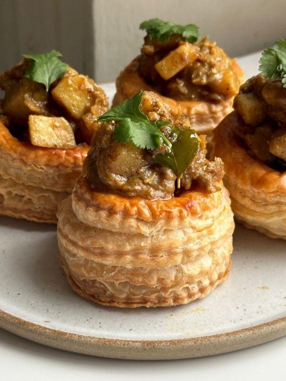 Pork and Apple Volauvent