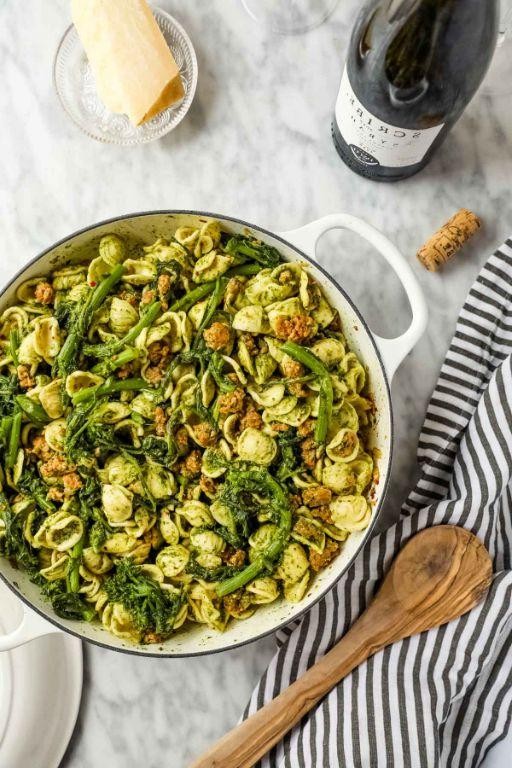 Rapini Pesto Pasta
