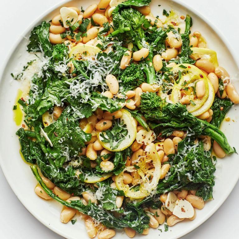 Rapini and Cannellini Beans