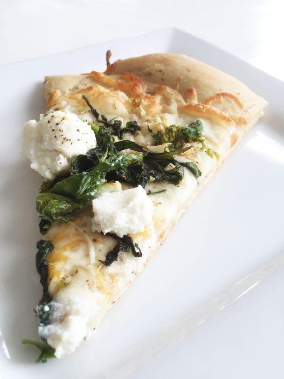 Rapini and Ricotta Pizza