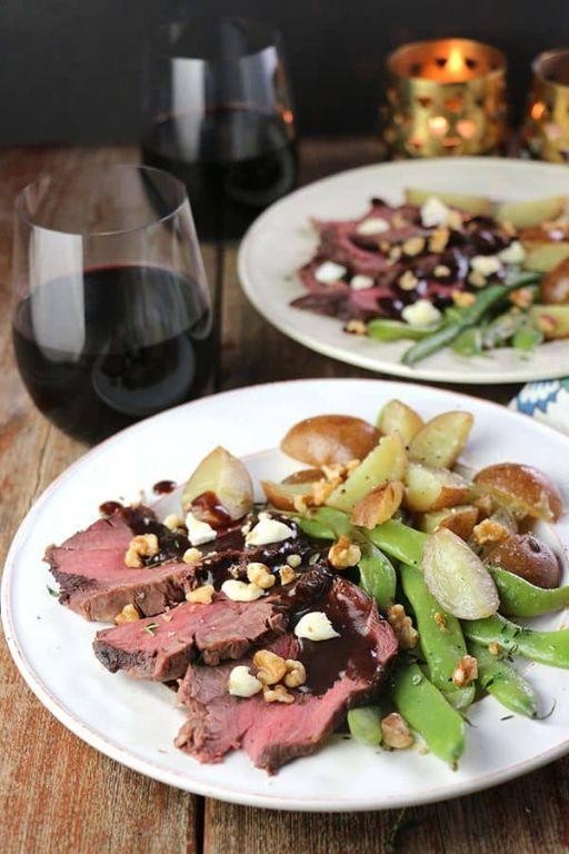 Roast Beef with a Port Wine Sauce