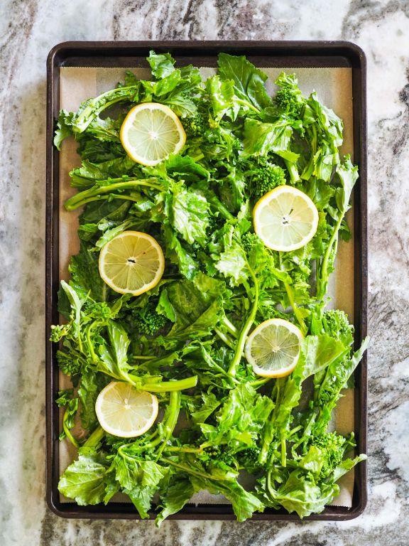 Roasted Rapini with Lemon