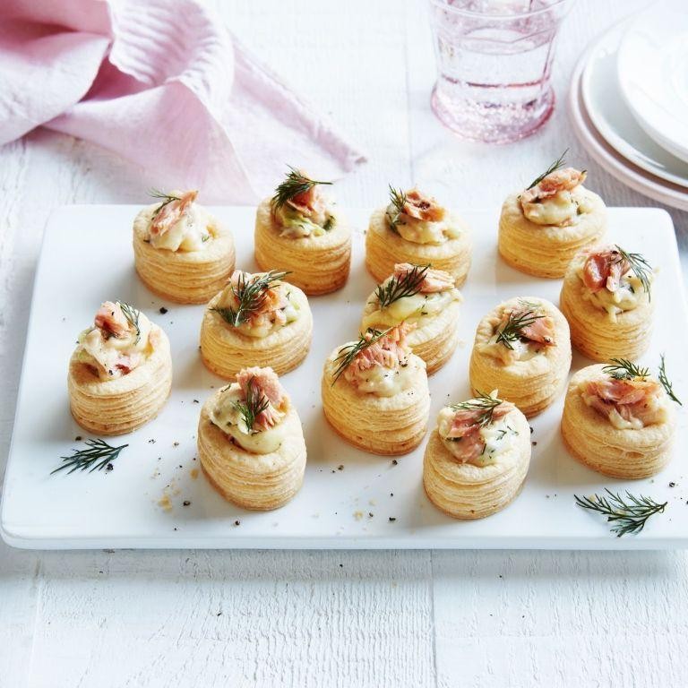 Salmon and Dill Volauvent
