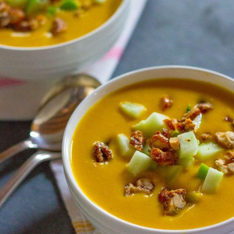 Savory Apple and Pumpkin Soup