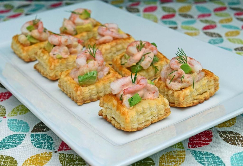 Shrimp and Avocado Volauvent