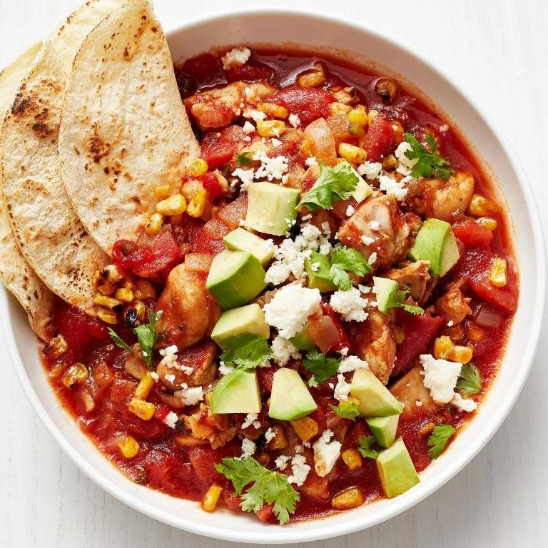 Slow Cooker Chipotle Mexican Grill Chicken Stew