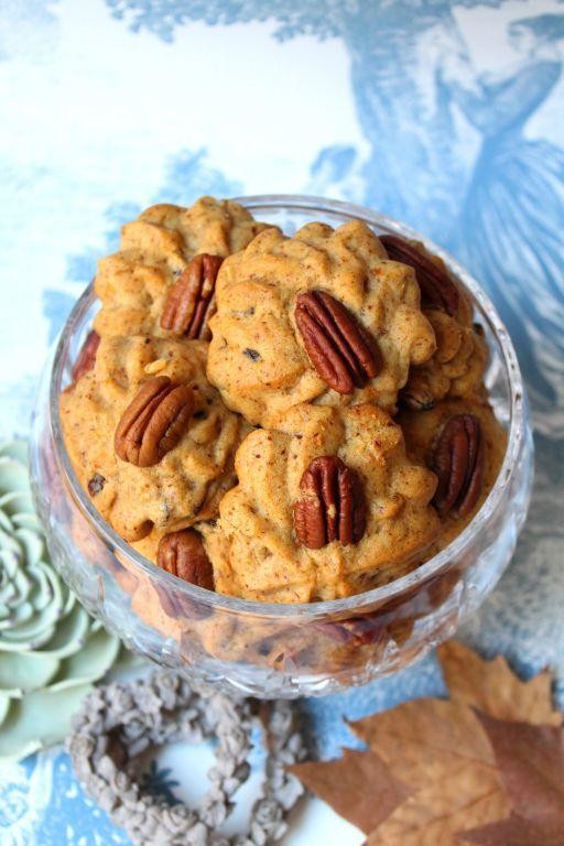 Soft Persimmon Cookies with Walnuts