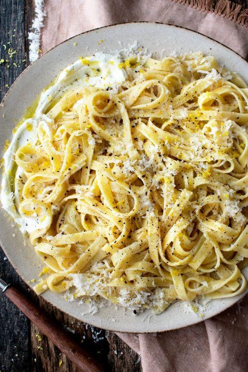 Spaghetti with Ricotta and Lemon
