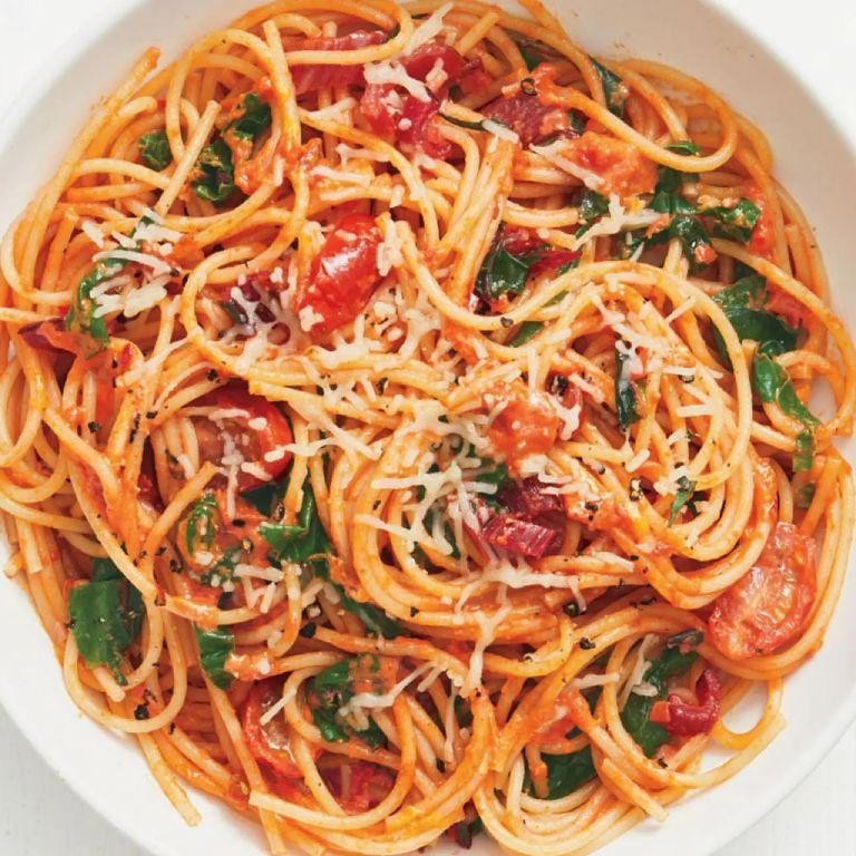 Spaghetti with Vodka Sauce