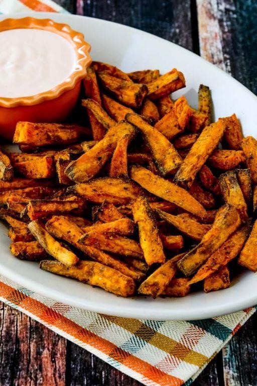 Spicy Air Fryer Sweet Potato Chips