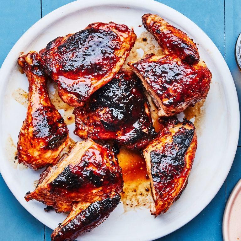Spicy Maple Barbeque Baked Chicken