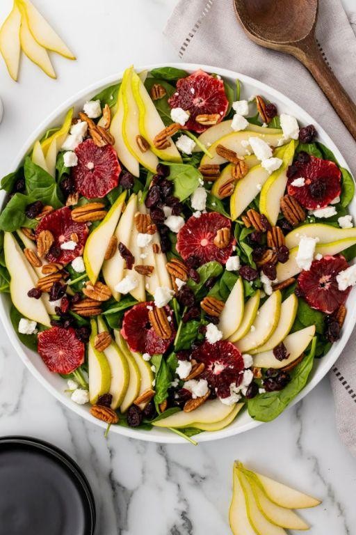 Spinach and Pear Salad