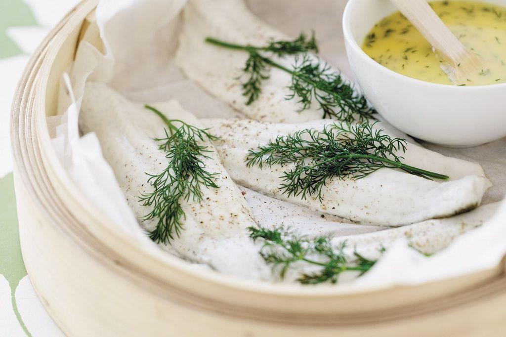 Steamed Fish with Dill