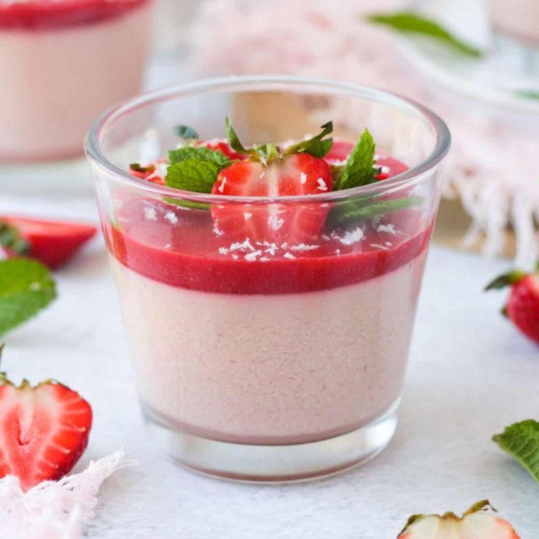 Strawberry Panna Cotta