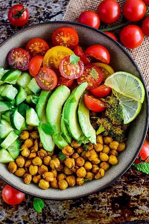 Sugar Snap Peas and Chickpea Salad with Turmeric Dressing
