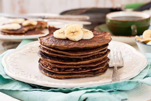 Sunbutter Banana Pancakes
