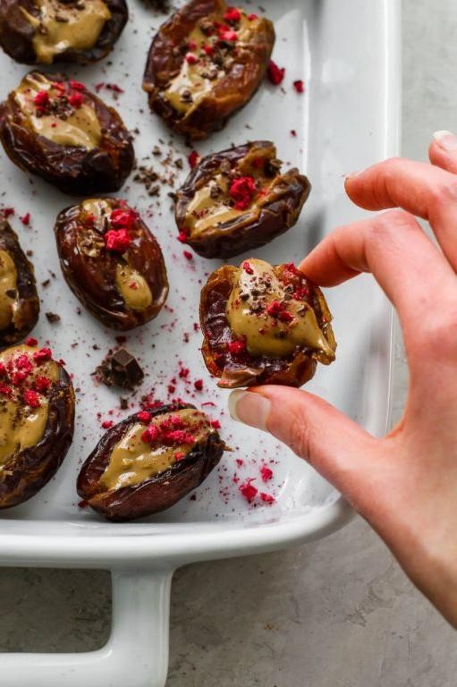 Sunbutter Stuffed Dates