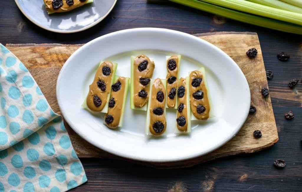 Sunbutter and Celery Sticks