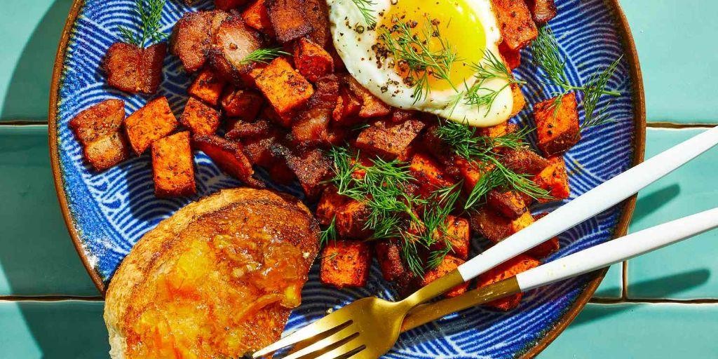 Sweet Potato Air Fryer Hash Browns