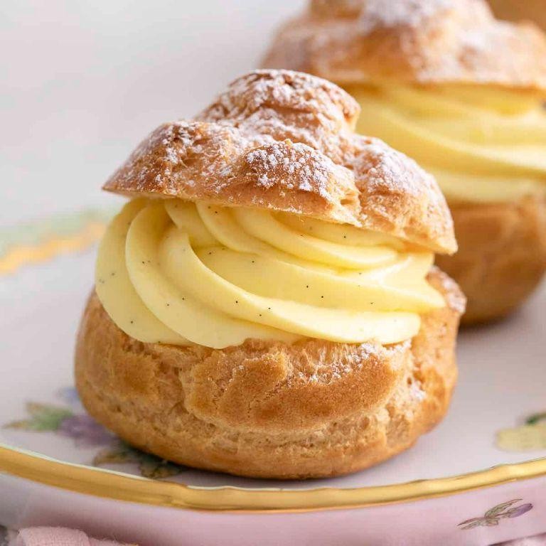 Vanilla Custard Filled Choux