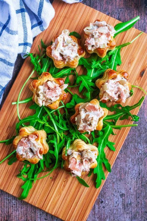 Vegetable Volauvent with Herb Butter