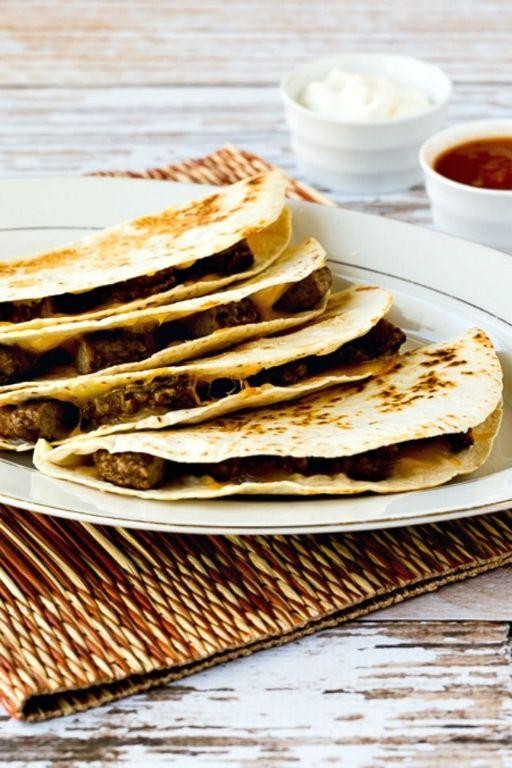 Vienna Sausage and Cheese Quesadillas